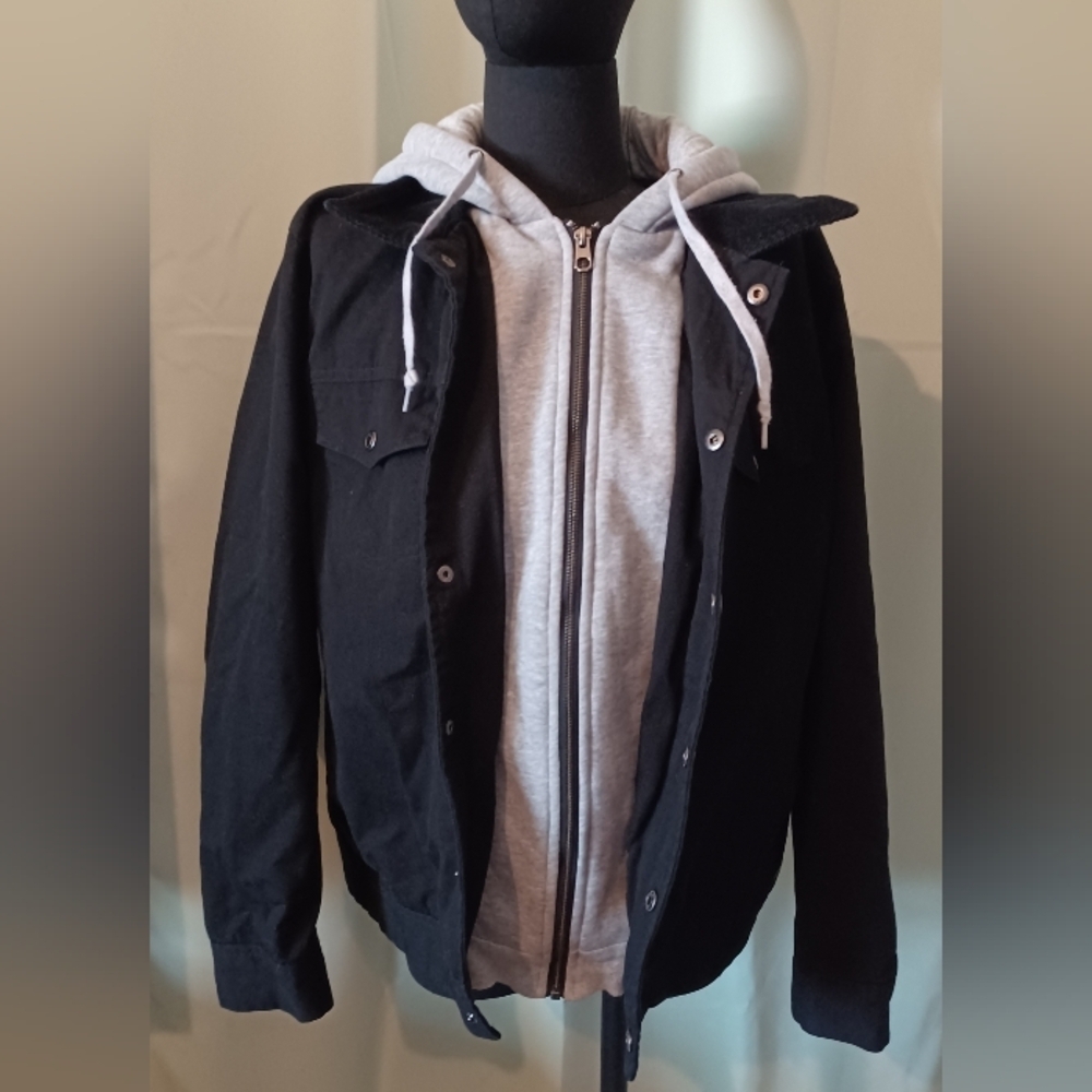 Empyre Pledge Denim Hooded Jacket Coat